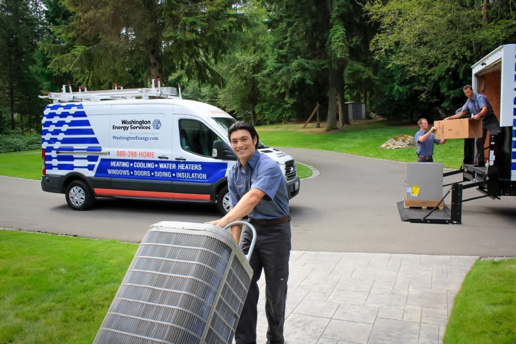 Air conditioning installation in Redmond